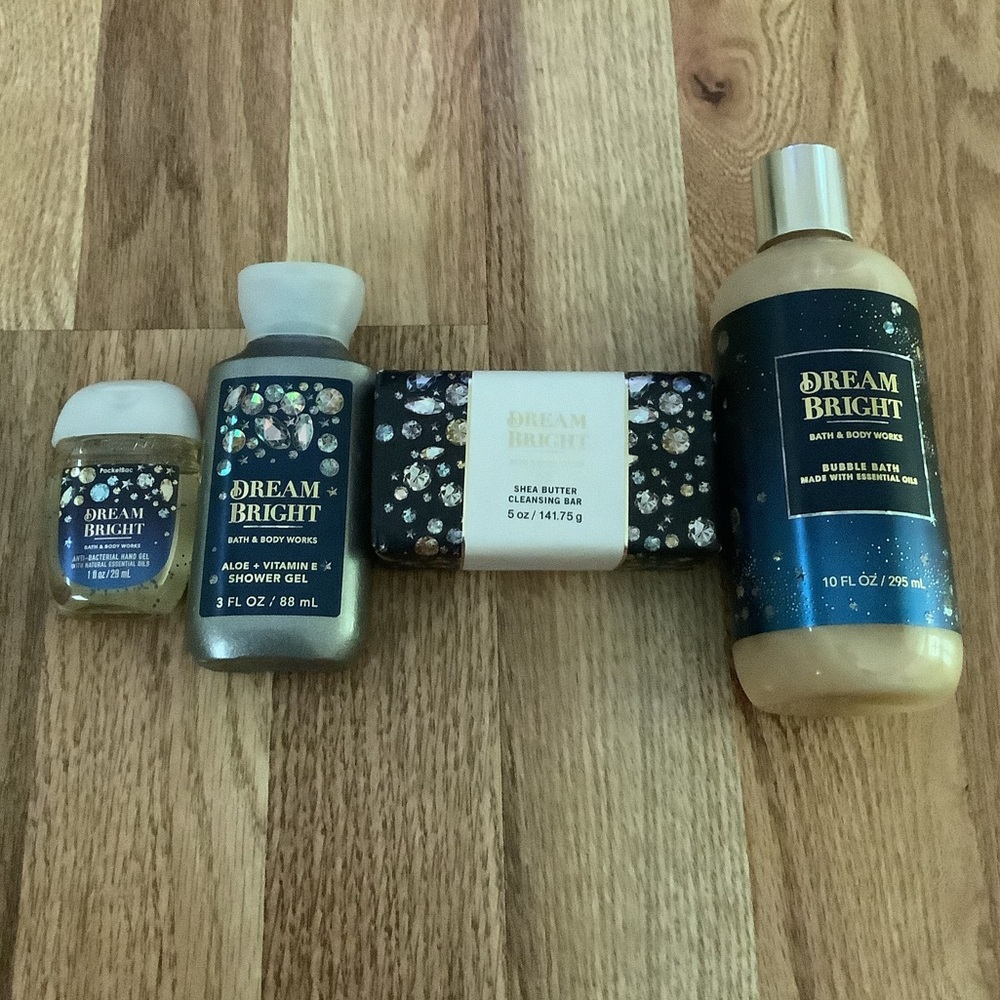 New, unused Bath & Body Works Dream Night 4-piece bundle